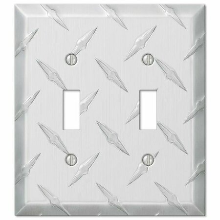 AMERICAN TACK & HARDWARE DECORATIVE CHROME DOUBLE TOGGLE WALL PLAT 955TT